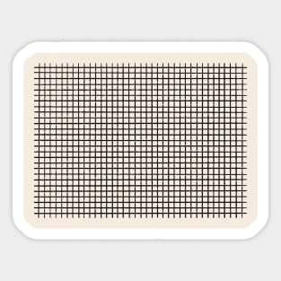 Grid Design Sticker